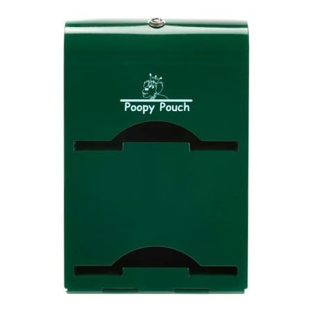 Crown Products Poopy Pouch Steel Pet Waste Bag Dispenser for Tie-Handle Bags, Imperial PP-DSP-2R400